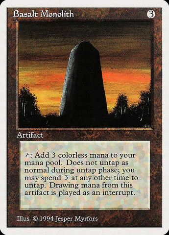 Basalt Monolith [Summer Magic / Edgar] - Rocket TCG