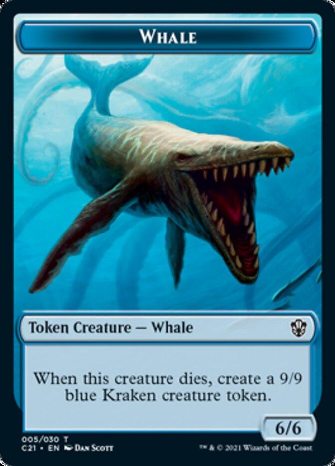 Beast (010) // Whale Token [Commander 2021 Tokens] - Rocket TCG