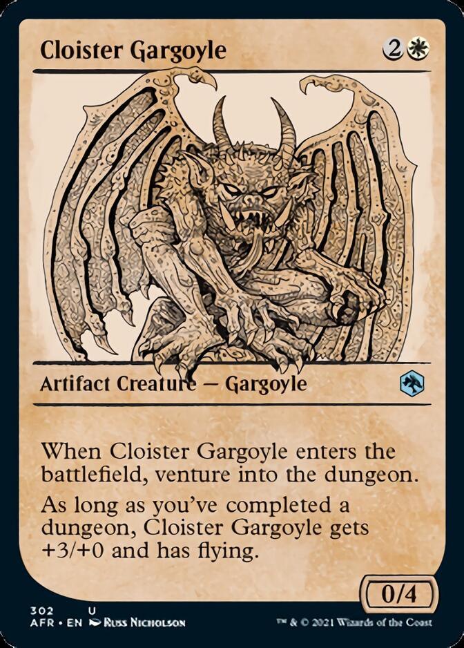 Cloister Gargoyle (Showcase) [Dungeons & Dragons: Adventures in the Forgotten Realms] - Rocket TCG