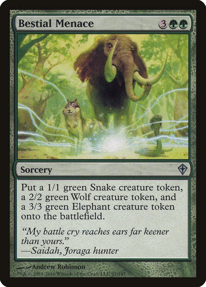 Bestial Menace [Worldwake] - Rocket TCG