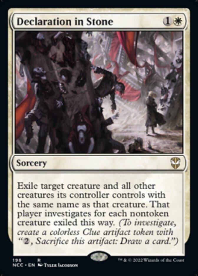 Declaration in Stone [Streets of New Capenna Commander] - Rocket TCG