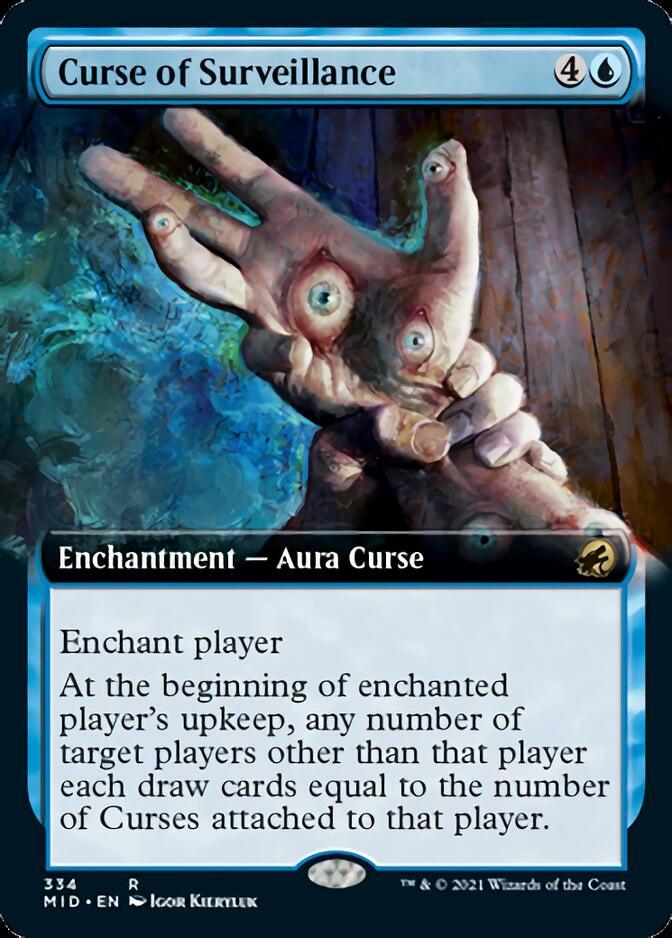 Curse of Surveillance (Extended Art) [Innistrad: Midnight Hunt] - Rocket TCG