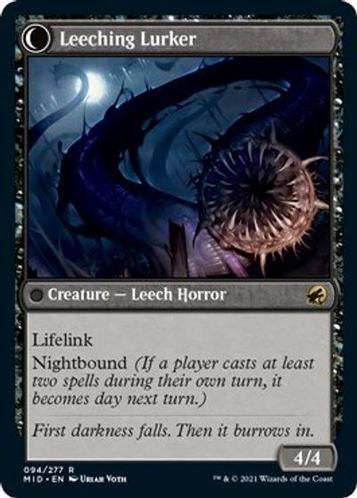 Curse of Leeches // Leeching Lurker [Innistrad: Midnight Hunt] - Rocket TCG