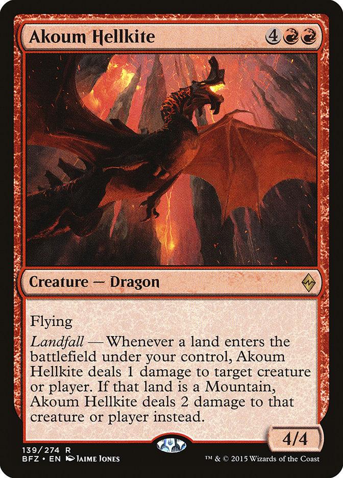 Akoum Hellkite [Battle for Zendikar] - Rocket TCG