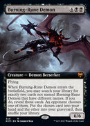 Burning-Rune Demon (Extended Art) [Kaldheim] - Rocket TCG