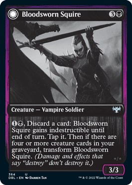 Bloodsworn Squire // Bloodsworn Knight [Innistrad: Double Feature] - Rocket TCG