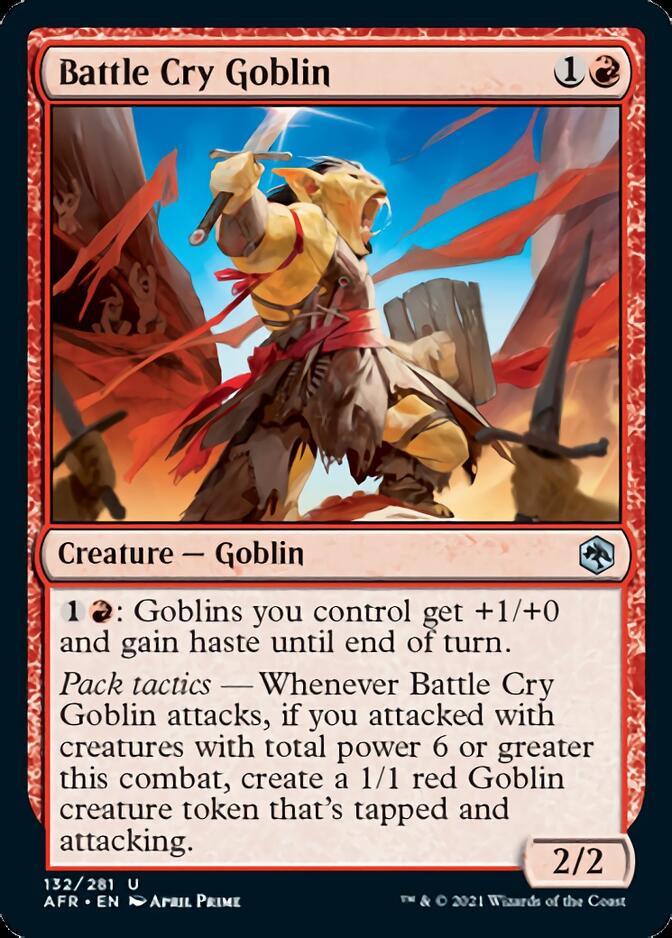 Battle Cry Goblin [Dungeons & Dragons: Adventures in the Forgotten Realms] - Rocket TCG