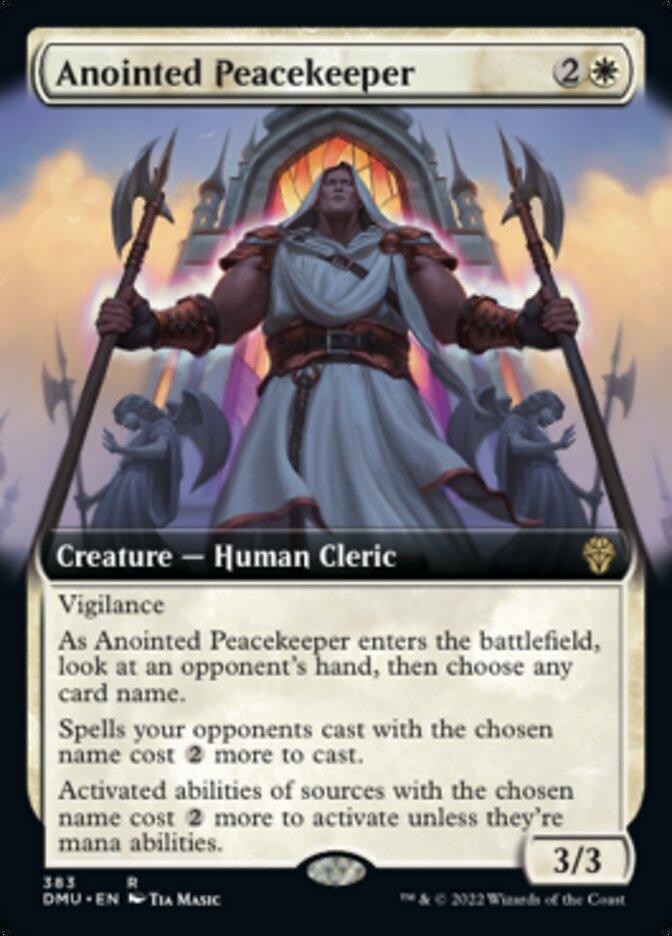 Anointed Peacekeeper (Extended Art) [Dominaria United] - Rocket TCG