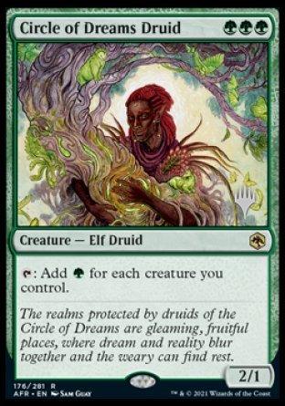 Circle of Dreams Druid (Promo Pack) [Dungeons & Dragons: Adventures in the Forgotten Realms Promos] - Rocket TCG