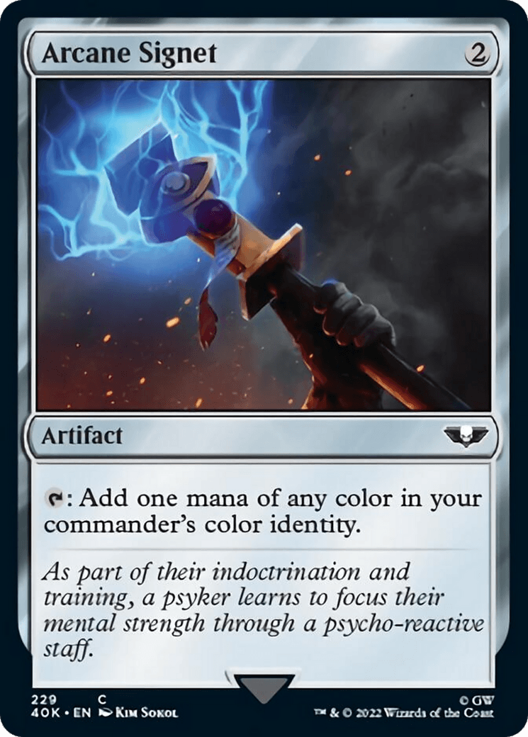 Arcane Signet (229) [Universes Beyond: Warhammer 40,000] - Rocket TCG