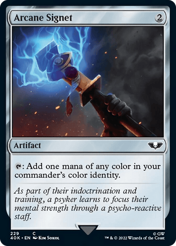 Arcane Signet (229) [Universes Beyond: Warhammer 40,000] - Rocket TCG