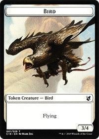 Bird (001) // Sculpture Double-sided Token [Commander 2019 Tokens] - Rocket TCG
