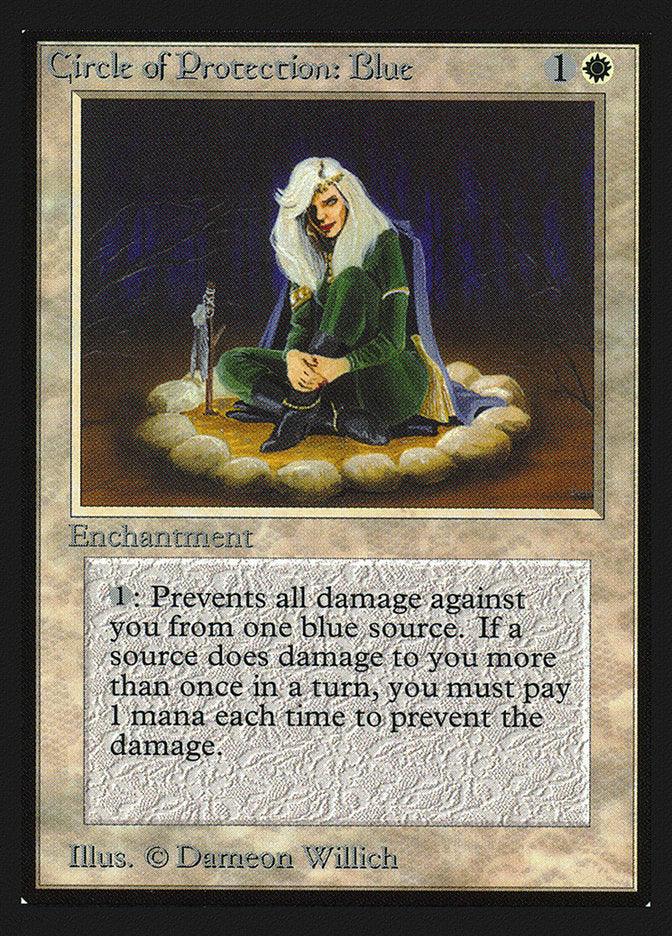 Circle of Protection: Blue [International Collectors' Edition] - Rocket TCG