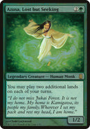 Azusa, Lost but Seeking (Oversized) [Commander's Arsenal Oversized] - Rocket TCG