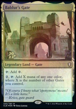 Baldur's Gate [Commander Legends: Battle for Baldur's Gate Prerelease Promos] - Rocket TCG