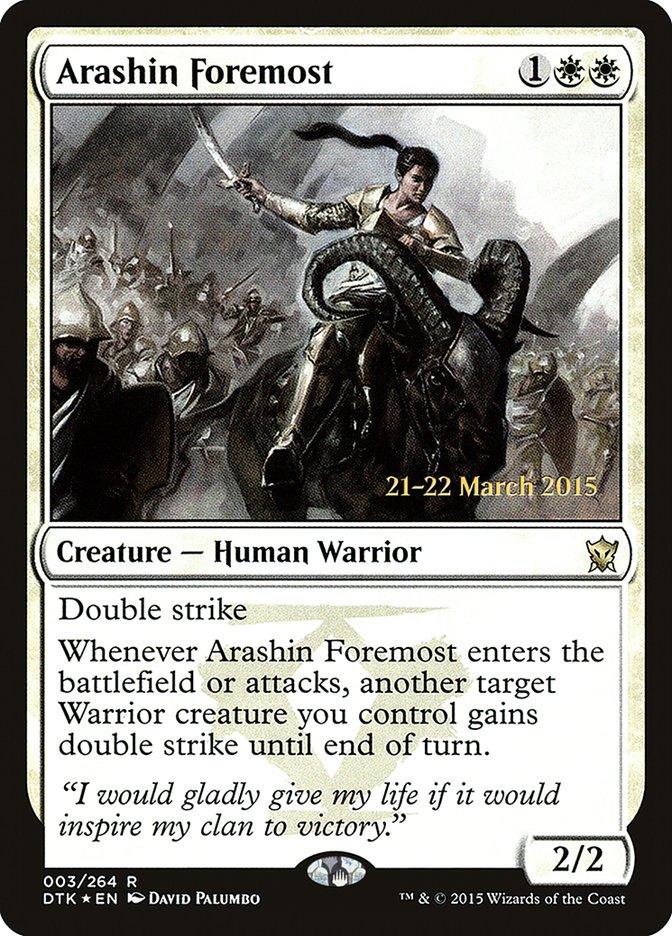 Arashin Foremost [Dragons of Tarkir Prerelease Promos] - Rocket TCG