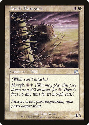 Crude Rampart [Onslaught] - Rocket TCG