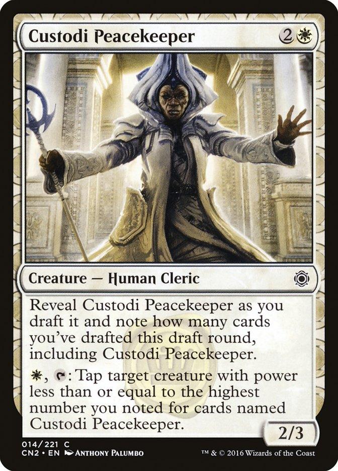 Custodi Peacekeeper [Conspiracy: Take the Crown] - Rocket TCG