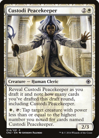 Custodi Peacekeeper [Conspiracy: Take the Crown] - Rocket TCG