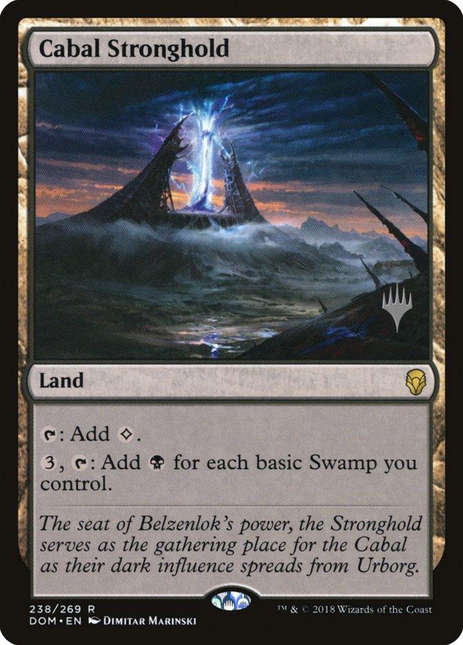 Cabal Stronghold (Promo Pack) [Dominaria Promos] - Rocket TCG