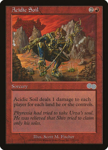 Acidic Soil [Urza's Saga] - Rocket TCG