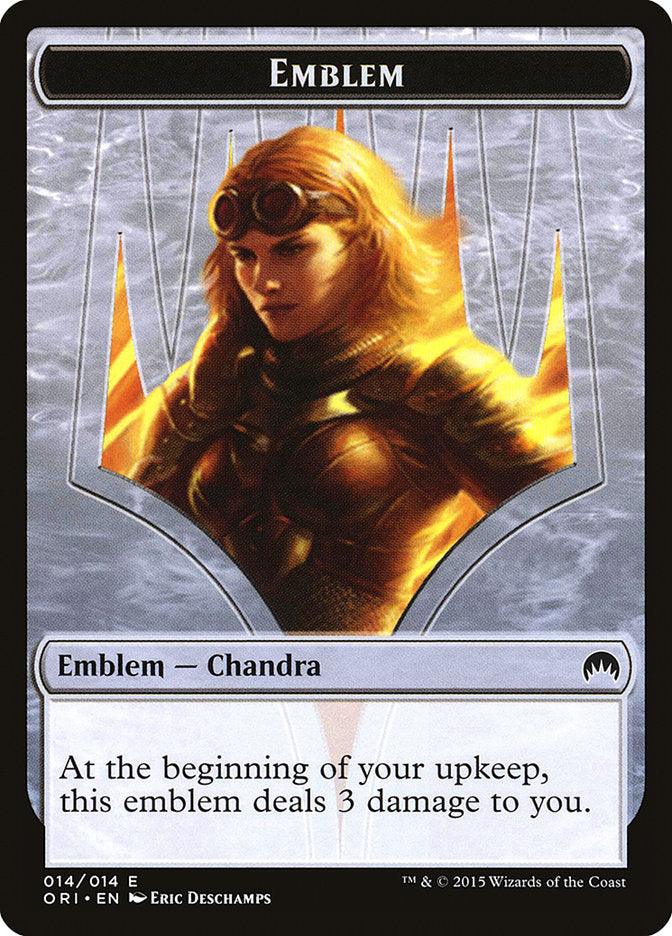 Chandra, Roaring Flame Emblem [Magic Origins Tokens] - Rocket TCG