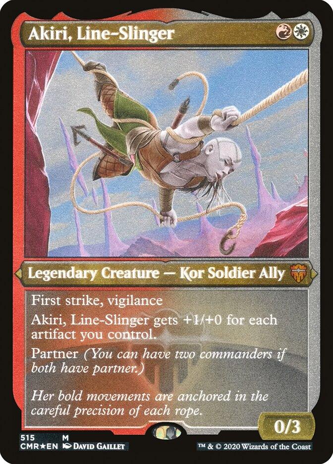 Akiri, Line-Slinger (Etched) [Commander Legends] - Rocket TCG