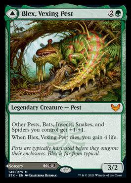 Blex, Vexing Pest // Search for Blex [Strixhaven: School of Mages] - Rocket TCG