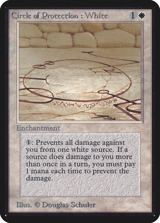 Circle of Protection: White [Alpha Edition] - Rocket TCG