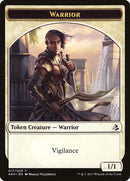 Champion of Wits // Warrior Double-sided Token [Hour of Devastation Tokens] - Rocket TCG