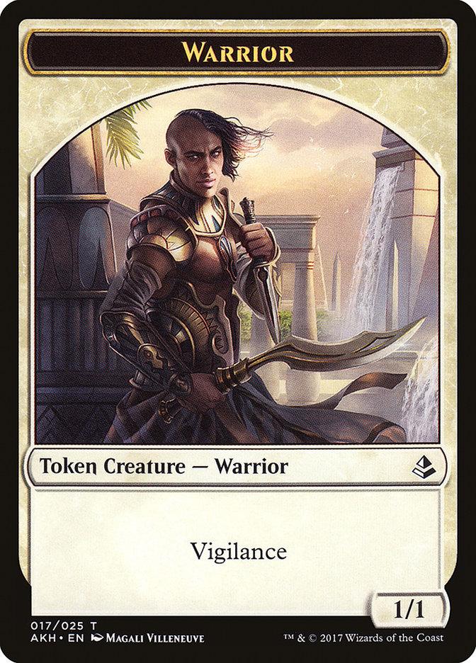 Champion of Wits // Warrior Double-sided Token [Hour of Devastation Tokens] - Rocket TCG