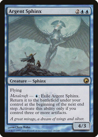 Argent Sphinx [Scars of Mirrodin] - Rocket TCG