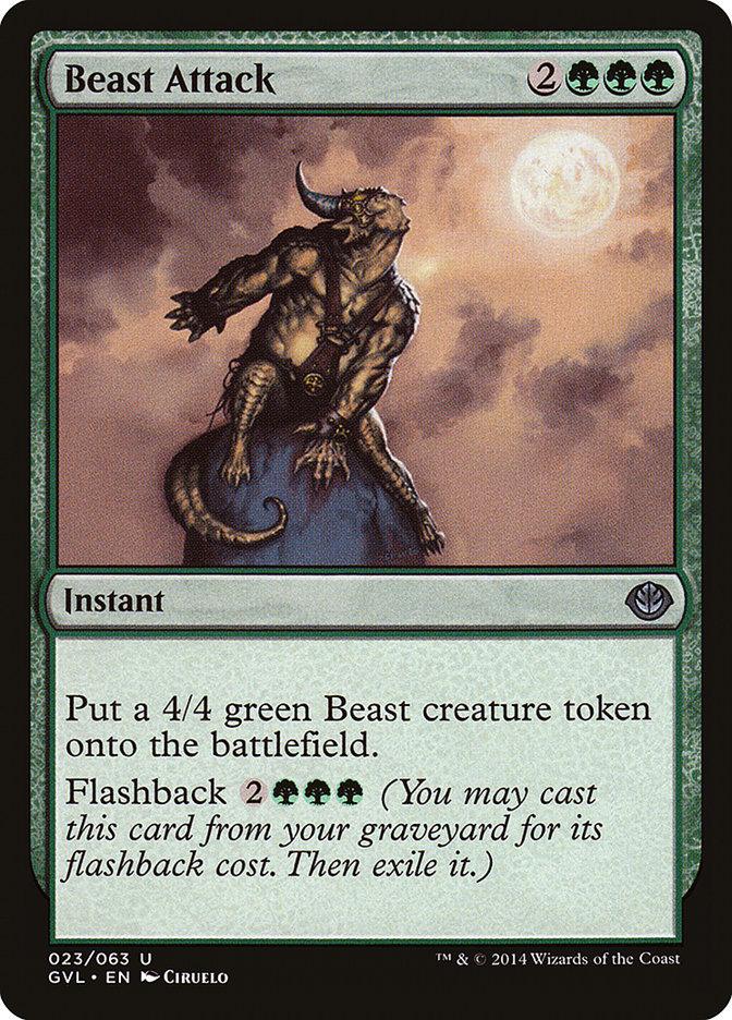 Beast Attack (Garruk vs. Liliana) [Duel Decks Anthology] - Rocket TCG
