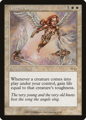 Angelic Chorus [Urza's Saga] - Rocket TCG