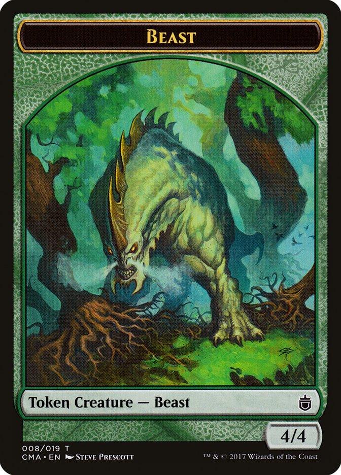Beast Token (008/019) [Commander Anthology Tokens] - Rocket TCG