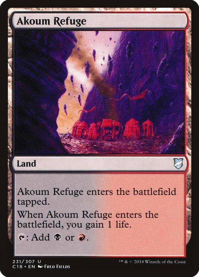 Akoum Refuge [Commander 2018] - Rocket TCG