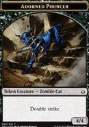 Adorned Pouncer // Warrior Double-sided Token [Hour of Devastation Tokens] - Rocket TCG