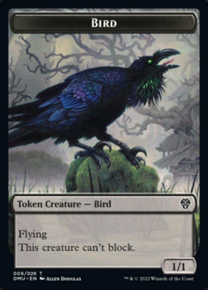 Bird (002) // Bird (006) Double-sided Token [Dominaria United Tokens] - Rocket TCG