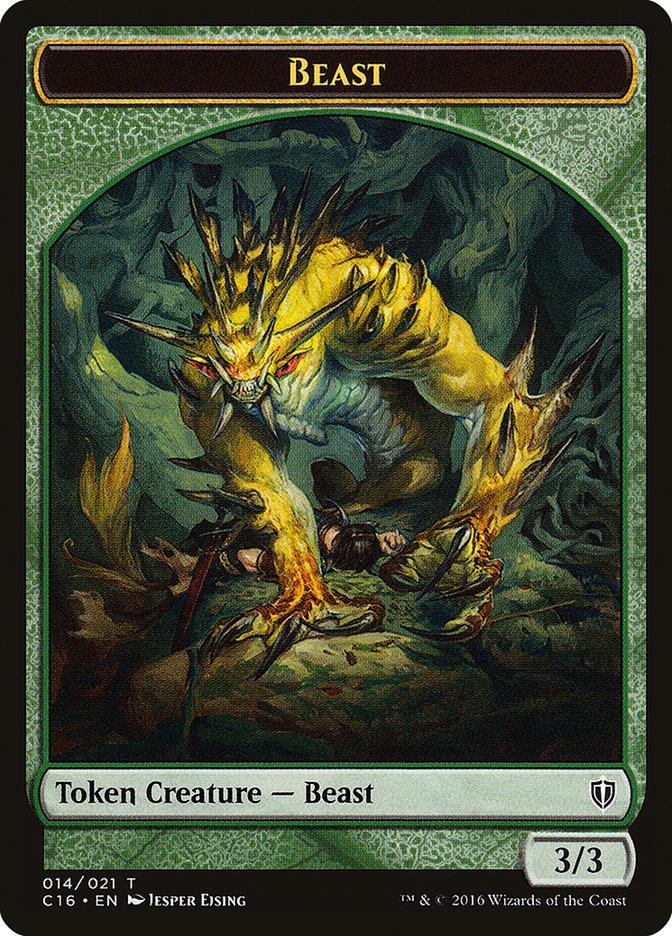 Beast Token [Commander 2016 Tokens] - Rocket TCG