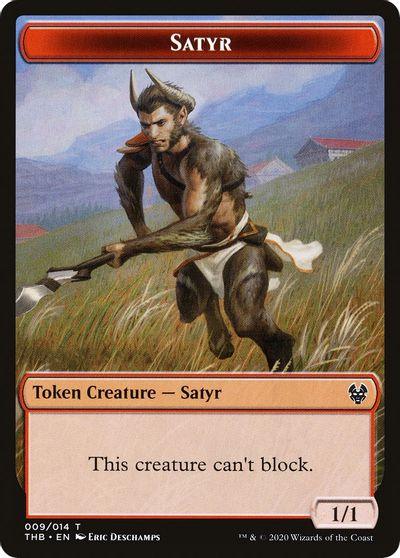 Devil // Satyr Double-sided Token [Challenger Decks 2020 Tokens] - Rocket TCG