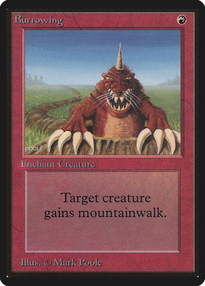 Burrowing [Beta Edition] - Rocket TCG