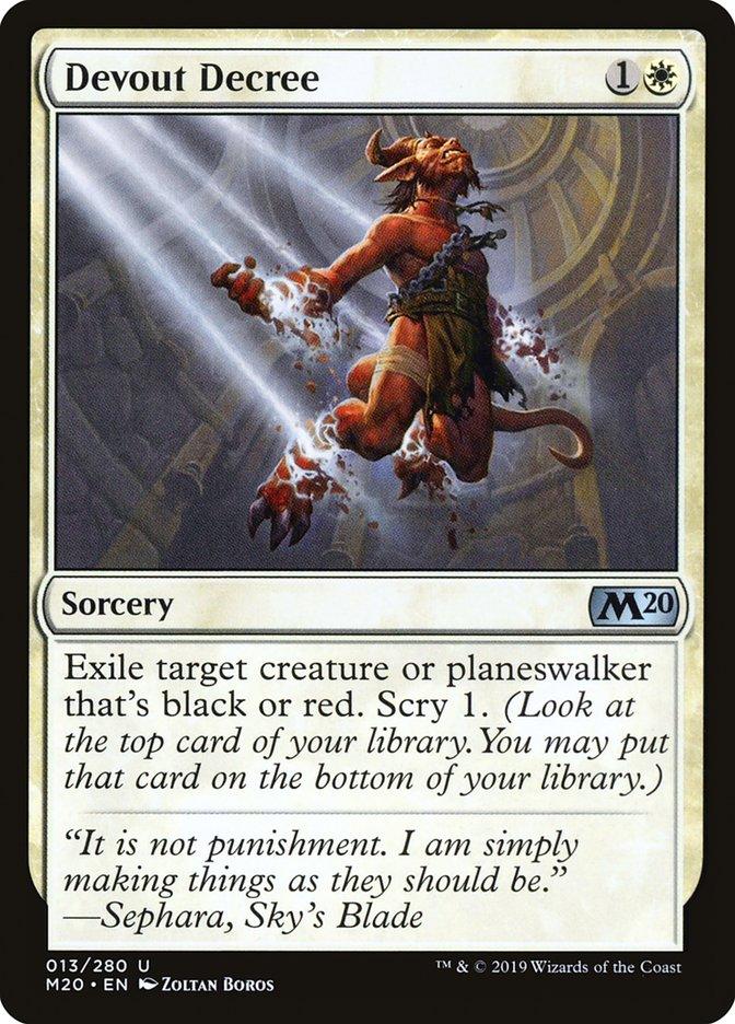 Devout Decree [Core Set 2020] - Rocket TCG