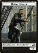 Cat Bird // Human Soldier (004) Double-sided Token [Ikoria: Lair of Behemoths Tokens] - Rocket TCG