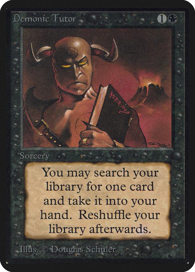 Demonic Tutor [Alpha Edition] - Rocket TCG