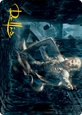 Dennick, Pious Apparition Art Card (Gold-Stamped Signature) [Innistrad: Midnight Hunt Art Series] - Rocket TCG