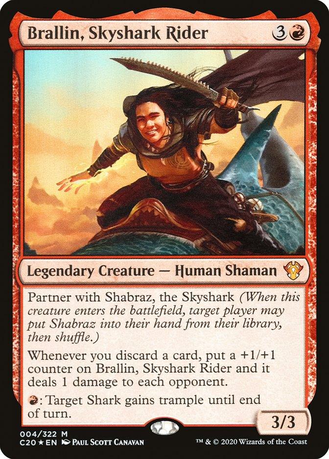 Brallin, Skyshark Rider [Commander 2020] - Rocket TCG