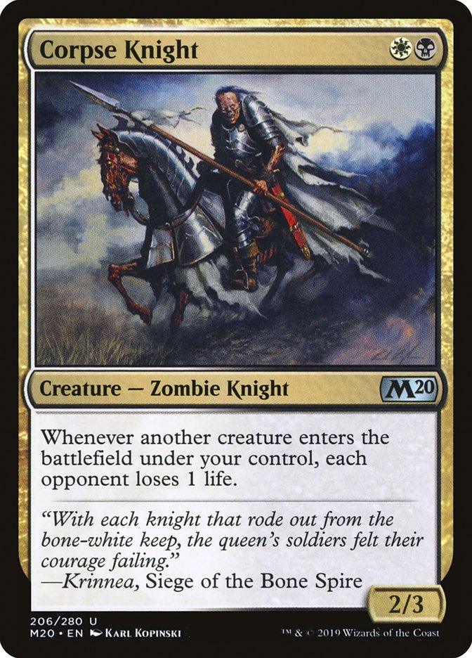Corpse Knight (Misprint) [Core Set 2020] - Rocket TCG