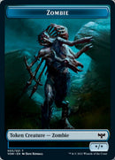 Blood // Zombie (005) Double-sided Token [Innistrad: Crimson Vow Tokens] - Rocket TCG