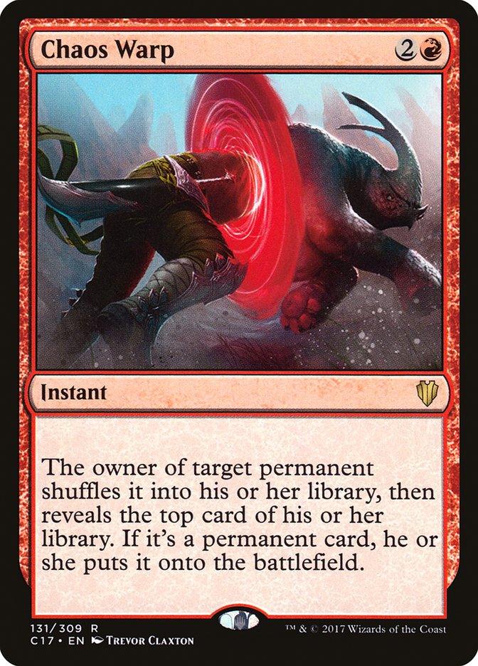 Chaos Warp [Commander 2017] - Rocket TCG