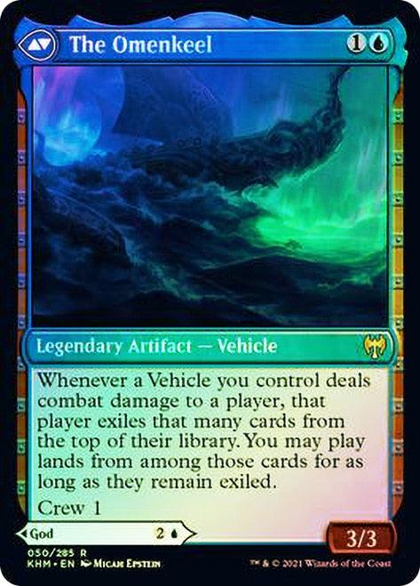 Cosima, God of the Voyage // The Omenkeel [Kaldheim Prerelease Promos] - Rocket TCG